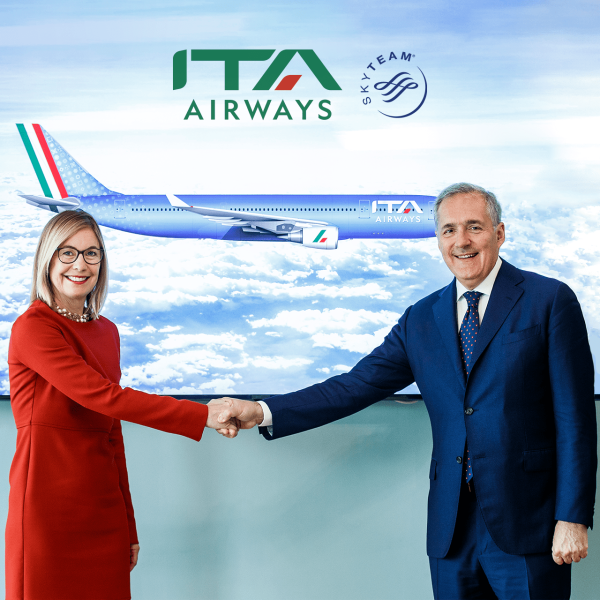 ITA Airways Partners With SkyTeam Volare Status Match